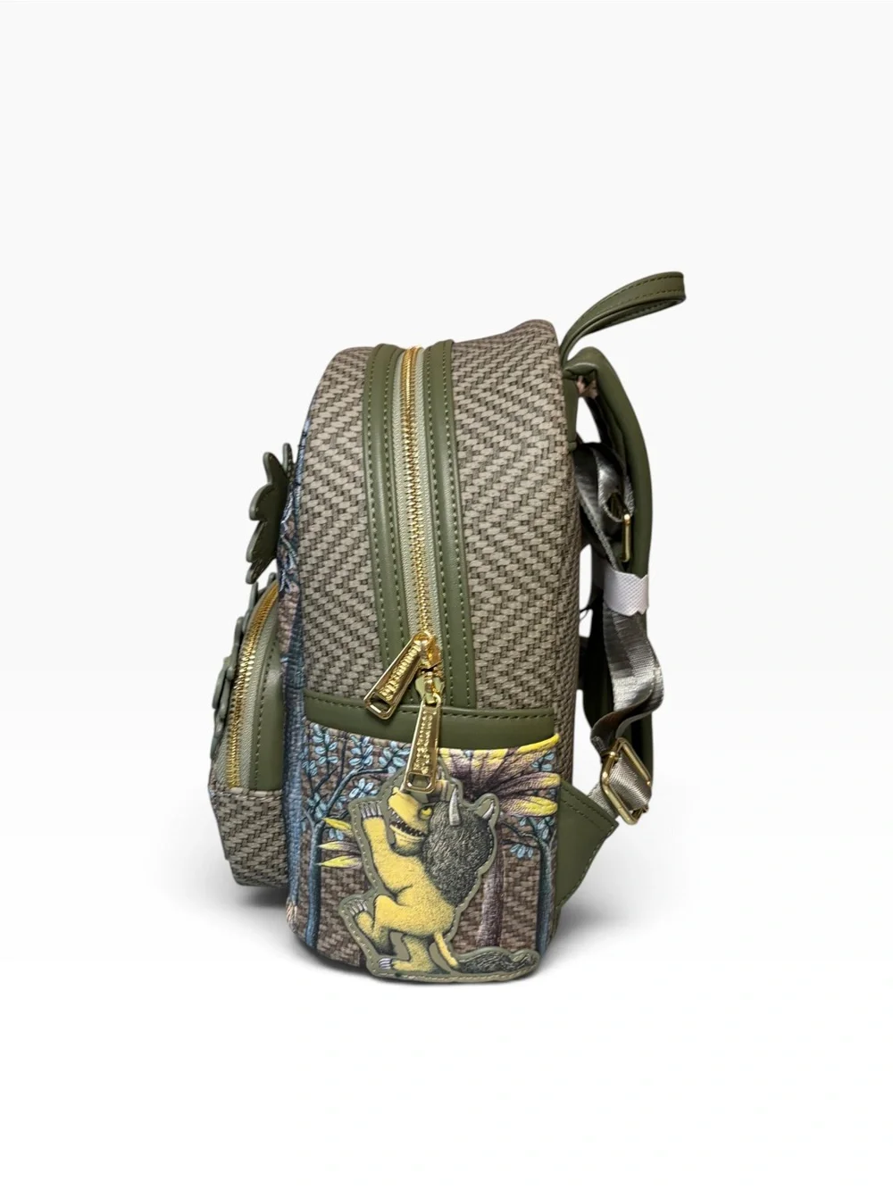 Loungefly Where the Wild Things Are Green & Yellow Mini Backpack